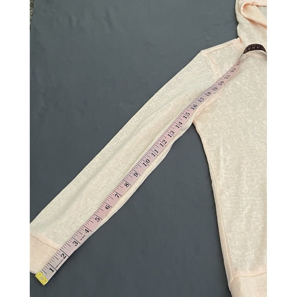 Weatherproof Lightweight Hoodie Sweater Womens Size Small Peach Orange Hooded - Picture 13 of 13